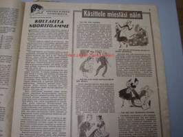 Seura 16. 3. 1949 nr 11 sis. mm. seur. artikkelit / kuvat / mainokset; miten kehität muistia, käsittele miestäsi näin, japanilainen häämatka, Pohja Yhtymä -mainos