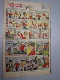 Seura 30. 3. 1949 nr 13 sis. mm. seur. artikkelit / kuvat / mainokset; sokkotesti tupakasta, outoja urheilulajeja, noitaroviot, Reynolds Flyer -mainos