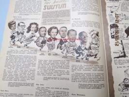 Seura 29. 4. 1949 nr 16 sis. mm. seur. artikkelit / kuvat / mainokset; Ritva Arvelo Pariisin huveissa, teekkarien kevätsimaus, uimapukumuoti, Mirin Dajo,