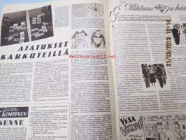 Seura 8. 6. 1949 nr 22 sis. mm. seur. artikkelit / kuvat / mainokset; Pipsu eli Maaria Eira, 30 vuotta Tarzaneita, Seppo Keinänen, uusi peli peteca, Plastex -mainos
