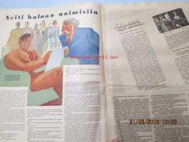 Seura 2. 1. 1946 nr 1 sis. mm. seur. artikkelit / kuvat / mainokset; kuuluisia rakkauskirjeitä, elokuvatähdet esikuvina, naisen mahdollisuudet urheilijana, kansa