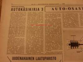 Maaseudun Koneviesti 1955 / 21 - 8.11.1955 sis. mm. seur. artikkelit / kuvat ;Karkaisusta.Autokäsikirja 3.Traktorin hankkimisesta.ym.