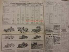 Koneviesti  1961 / 13 -14.6.1961 -artikkelit/kuvia.Volvo Amazon sivun juttu,kuvin.Itsekulkevat leikkuupuimurit 1961.Heinänpöyhintä.Käänteentekevä lisälaite