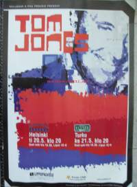 Tom Jones Helsinki -Turku, juliste 60x42cm