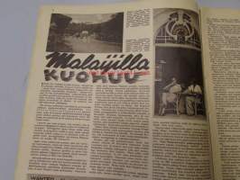 Seura 24. 8. 1949 nr 33 sis. mm. seur. artikkelit / kuvat / mainokset; Yrjö Mäkelä, suggeroimisen aapinen, suomenkielinen BBC, Ami-Cola -mainos, Tipu-Tipu toffee