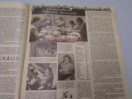 Seura 4. 2. 1948 nr 5 sis. mm. seur. artikkelit / kuvat / mainokset; rikoskomissaario Johan Viktor Markus, kasvissyönti Englannissa, ääni paljastaa luonteen