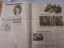 Seura 21. 4. 1948 nr 16 sis. mm. seur. artikkelit / kuvat / mainokset; Turkin suurlähettiläs, Suomen suurin pesula, kääpiöt, nyrkkeilijä Elis Ask, Silvikrin -mainos