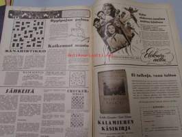 Seura 2. 6. 1948 nr 22 sis. mm. seur. artikkelit / kuvat / mainokset; kuuluisia rakastavaisia, huonotapaiset lapset, pukeudu oikein, Elokuva-aitta -mainos