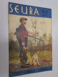 Seura 3. 11. 1948 nr 44 sis. mm. seur. artikkelit / kuvat / mainokset; Meksikon kuolleitten juhla, tietokilpailuharrastus, Liljamaito -voidemainos, Työtehoseura