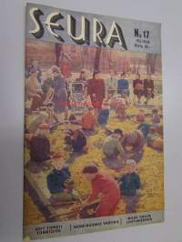 Seura 28. 4. 1948 nr 17 sis. mm. seur. artikkelit / kuvat / mainokset; &quot;roskisdyykkarit&quot;, Romanian Carol ja Lupescu, Auto-Arpa -mainos