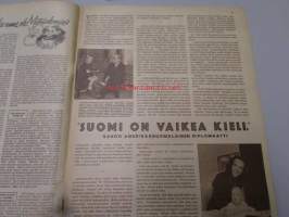 Seura 25. 2. 1948 nr 8 sis. mm. seur. artikkelit / kuvat / mainokset; diplomaatti Raymond Ylitalo, Lapatossu ladulla, kahvin historiaa, Sokeria jätepaperilla -mainos