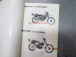 Suzuki DR400ST parts catalogue -varaosaluettelo