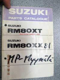 Suzuki RM80XT, RM80XX parts catalogue -varaosaluettelo