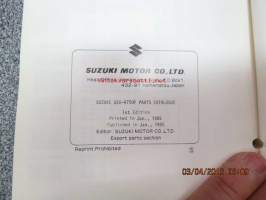 Suzuki GSX-R750F (GR75A) parts catalogue -varaosaluettelo
