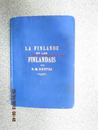 La Finlande et les finlandais par O.M. Reuter -ranskankielinen matkaopas Suomesta ja suomalaisista, karttaliite