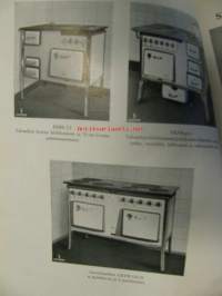 Siemens sähkötalouskoneita 1938. Hinnasto kuvilla