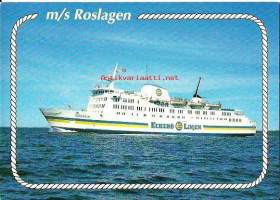 m/s Roslagen  - laivakortti
