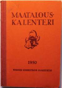 Maatalouskalenteri 1950