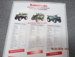 Kawasaki maastoajoneuvot -myyntiesite