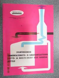 Kaukas Oy - Valmet  sylinterikoneen lämmöntalteenotto- ja ilmastointilaitteiden käyttö- ja huolto-ohjeet sekä varaosaluettelo