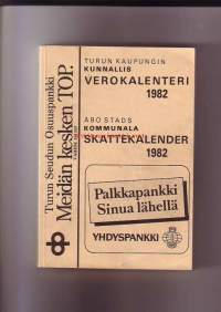 Turun kaupungin kunnallisverokalenteri 1982 vuoden 1981 tuloista