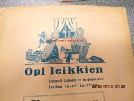 Opi leikkien palapeli K-peli kaksoiskerakkeen käyttöharjoitus - laatinut Inkeri Laurinen - kuvitus Eeli Jaatinen