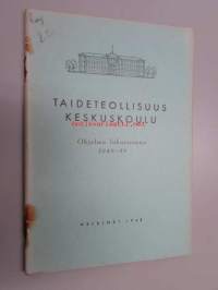 Taideteollisuuskeskuskoulu : Ohjelma lukuvuonna 1948-49