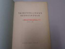 Taideteollisuuskeskuskoulu : Ohjelma lukuvuonna 1945-46