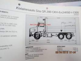 Sisu SR 280 CKH-6x2-6x2/4100+1300 kiviainesauto -myyntiesite