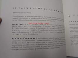 Taideteollinen oppilaitos - Konstindustriella läroverket 1957