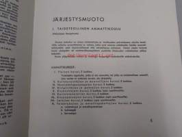 Taideteollinen oppilaitos - Konstindustriella läroverket 1950-1951