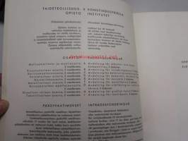 Taideteollinen oppilaitos - Konstindustriella läroverket 1953