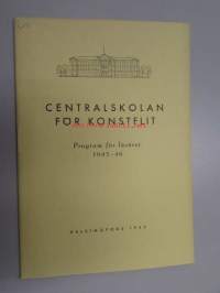 Centralskolan för konstflit : Program för läsåret 1945-46