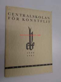 Centralskolan för konstflit : Berättelse över skolans verksamhet under läroåret 1930-1931