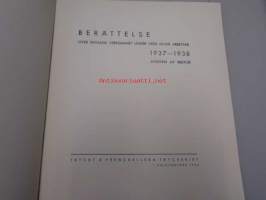Centralskolan för konstflit : Berättelse över skolans verksamhet under dess 63:dje arbetsår 1937-1938