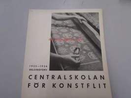 Centralskolan för konstflit : Berättelse över skolans verksamhet under dess 61:sta arbetsår 1935-1936