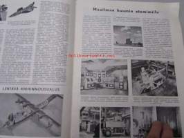 Tekniikan Maailma 1954 nr 11 koeajossa Skoda 1200, kaitafilmaus II osa, koekuvaus Contaflex