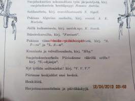 Wartion Joulu 1933 Varsinais-Suomen Vartio suojeluskuntalehden joulunumero, mm. Pöytyä uusi suojeluskuntatalo, A.E. Martola - Pakinaa Algerian matkalta, Jäillä