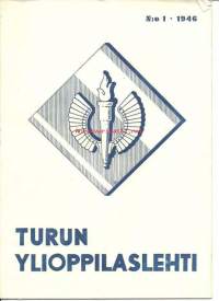 Turun Ylioppilaslehti 1946 nr 1 - eläintieteellisen kokoelmat: tropiikin ihmeitä  ja oman maamme harvinaisuuksia