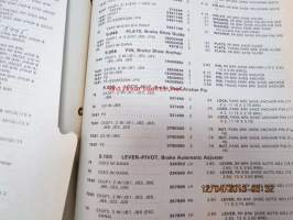 GM 1979 thru 1981Truck parts catalog - light duty models series 10 thru 35 -varaosaluettelo