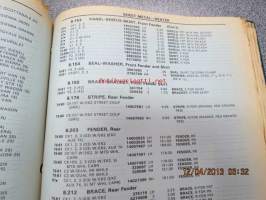 GM 1979 thru 1981Truck parts catalog - light duty models series 10 thru 35 -varaosaluettelo