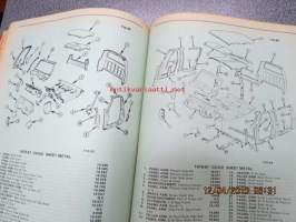 GM 1979 thru 1981Truck parts illustration catalog - light duty models series 10 thru 35 -varaosaluettelo