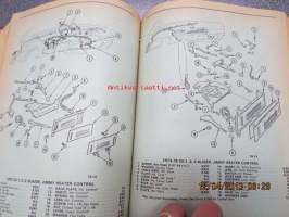 GM 1973 thru 1978 Truck parts illustration catalog - light duty models series 10 thru 35 -varaosaluettelo