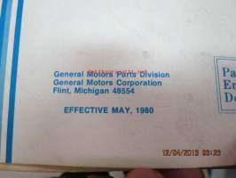 GM 1973 thru 1978 Truck parts catalog - light duty models series 10 thru 35 -varaosaluettelo