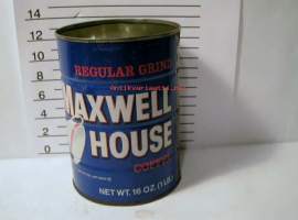 Maxwell house coffee - peltipurkki - ei kantta