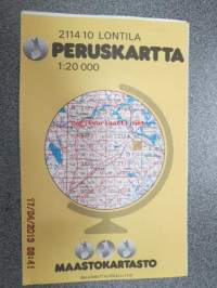 Lontila 2114 10 Peruskartta 1:20 000