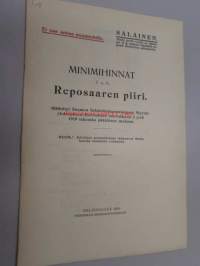 Minimihinnat Reposaaren piiri - salainen