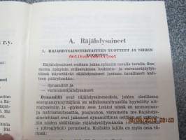Räjähdysaineiden käytön opas