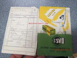 Ilford Film / Suomen Valokuvaajain Oy -filmipussi leimatuin olympiarenkain