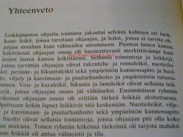 rakenteluleikkikokeilu   järjestettyjen leikkien kokeilu laajalammen perhepuistossa mikkelissä